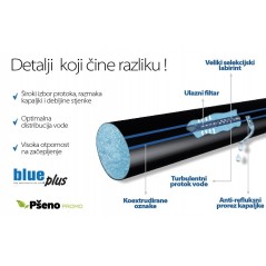 SAB MagoTape Blue Plus csepegtető szalag, 10cm oszt (500m/tek)