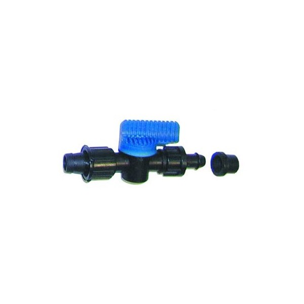 Csepegtetőszalag indító csap 17x15 gumigyűrűs (kék)