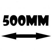 500mm széles
